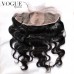 Pre Plucked 13x4 Silk Base Body Wave Lace Frontal With Baby Hair,Human Virgin Hair
